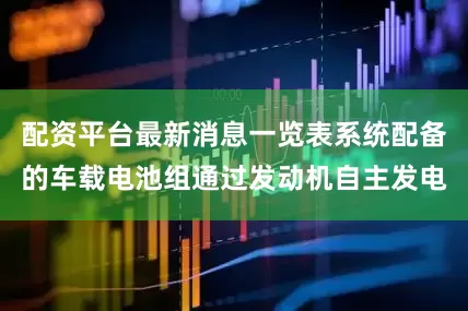 配资平台最新消息一览表系统配备的车载电池组通过发动机自主发电